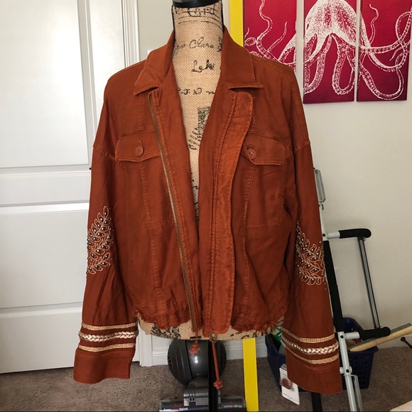 💥SOLD💥 Free people cropped jacket - Picture 3 of 4